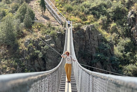 Team on a trip in Kyrgyzstan